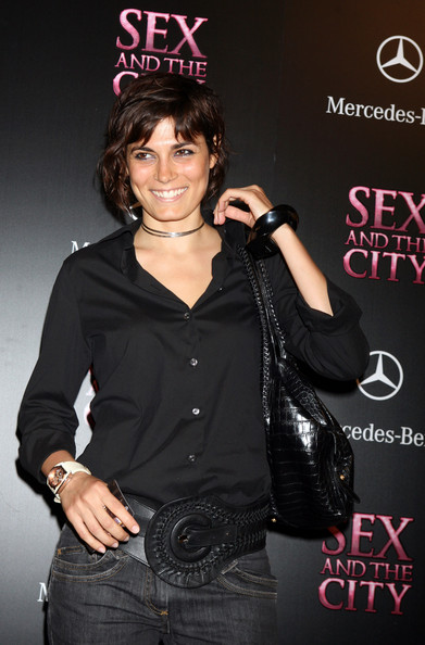 valeria solarino at the premiere of "sex and city" in rome, 2008